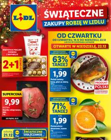 Gazetka Lidl od czwartku 19.12.