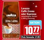 Lavazza Caffé Crema oder Espresso, 1 kg