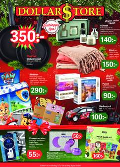 Dollar Store-reklamblad från måndag 02/12