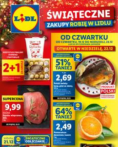 Gazetka Lidl od czwartku 19.12.