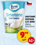 ZAKYSANÁ SMETANA 12% BONI 200 g