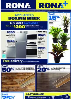 Rona flyer from Thursday 12-19