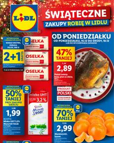 Gazetka Lidl od poniedziałku 16.12.