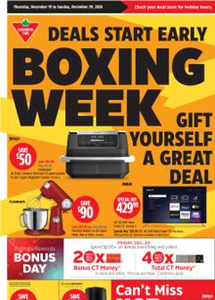 Canadian Tire flyer from Thursday 12-19