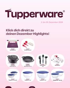 Tupperware-Prospekt von Montag 02.12.