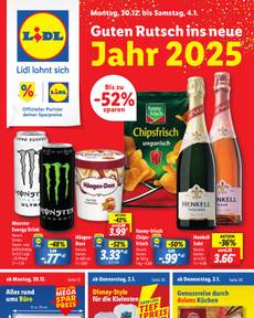 Lidl-Prospekt von Montag 30.12.