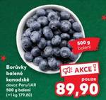 Borůvky balené kanadské 500 g balení