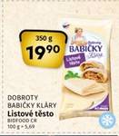 DOBROTY BABIČKY KLÁRY Listové těsto 350 g