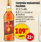 TUZEMÁK KRÁLOVSKÁ PALÍRNA 37,5 % 0,5 l