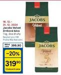 Jacobs Velvet zrnková káva 1 kg