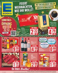 Edeka-Prospekt von Montag 16.12.