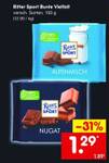 Ritter Sport Bunte Vielfalt versch. Sorten, 100 g