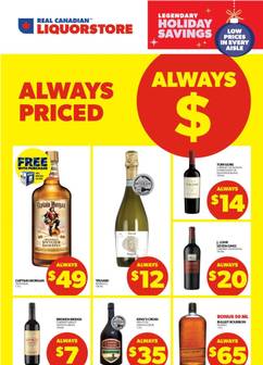 Real Canadian Liquor Store flyer from Wednesday 12-18