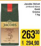 Jacobs Velvet zrnková káva Gold Crema 1 kg