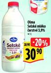 Olma Selské mléko čerstvé 3,9% 1 litr