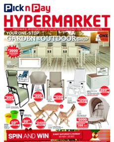 Pick n Pay Hypermarket - Garden & Outdoor Specials