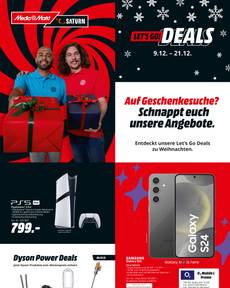 MediaMarkt-Prospekt von Montag 09.12.