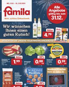 Famila Nordwest-Prospekt von Montag 23.12.