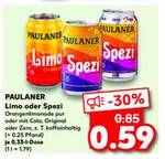 PAULANER Limo oder Spezi, 0,33 l