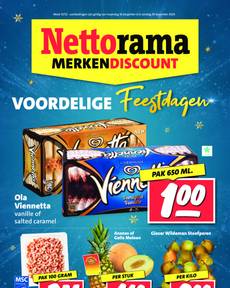 Nettorama folder van maandag 16-12