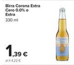 Birra Corona Extra Cero 0.0% o Extra 330 ml