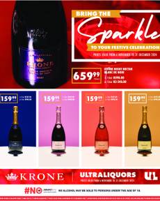 Ultra Liquors specials from Wednesday 06 Nov