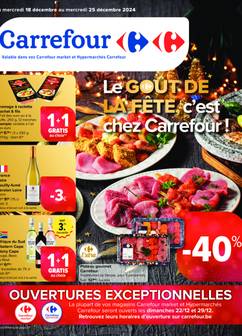 Carrefour Market folder van woensdag 18/12