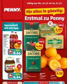 PENNY-Prospekt von Montag 16.12.