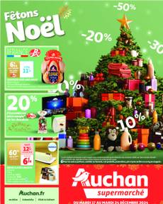 Auchan supermarché - Fêtons Noël dans votre super