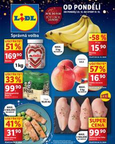 Lidl leták od pondělí 23.12.