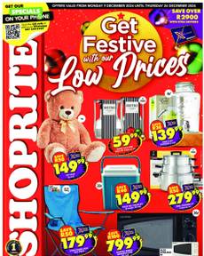 Shoprite specials from Monday 09 Dec