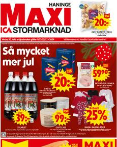 ICA Maxi-reklamblad från måndag 09/12