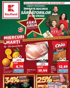 catalog Kaufland de la miercuri 18.12.