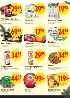 Matöppet-reklamblad från måndag 16/12