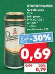 STAROPRAMEN Svetlé pivo, 0,5 l