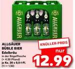 ALLGÄUER BÜBLE BIER Edelbräu, 20 x 0,5 l