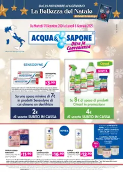 Volantini Acqua e Sapone da martedì 17/12