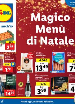 Volantini Lidl da lunedì 16/12