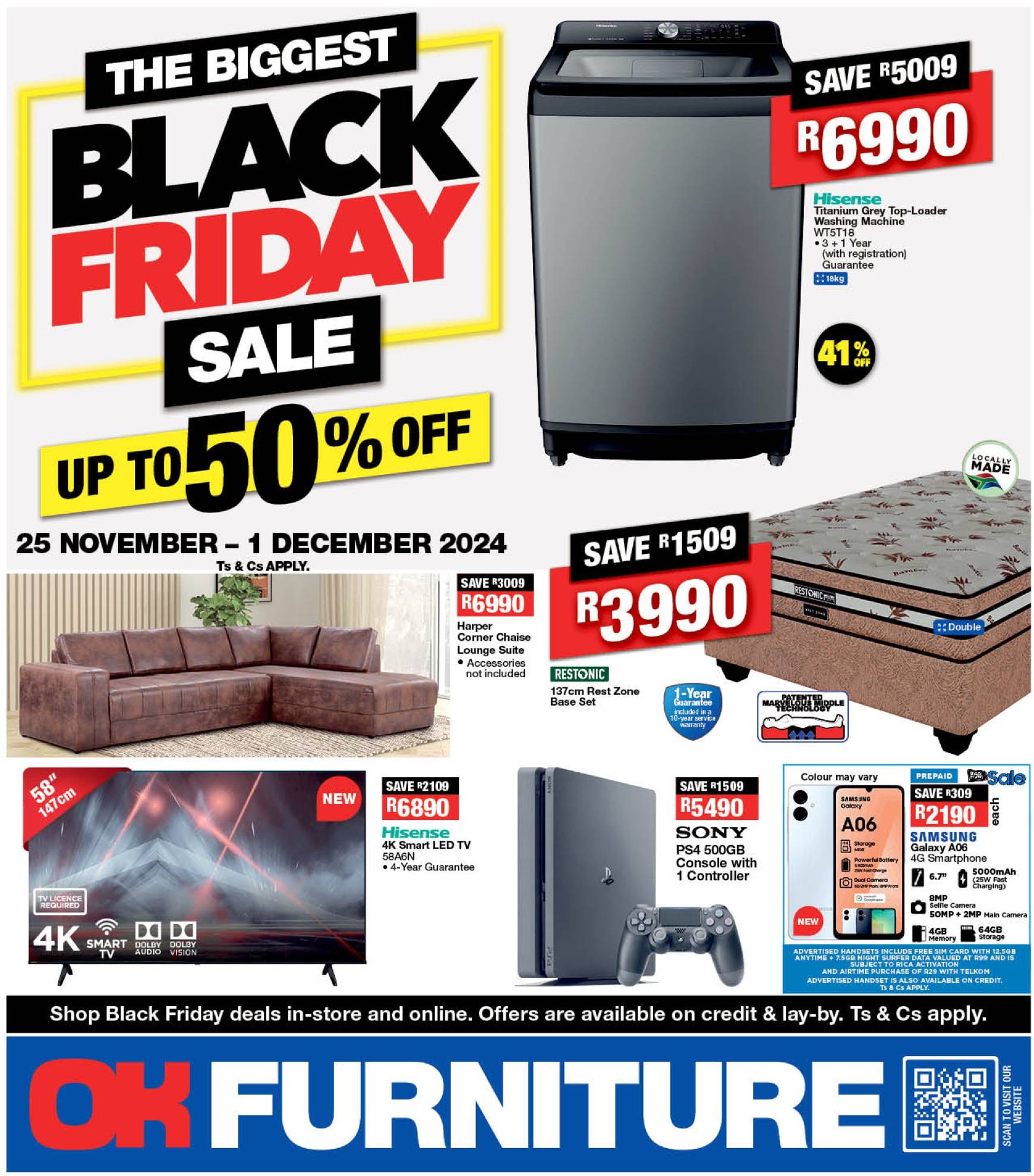 OK Furniture specials valid from 25 Nov 2024 Kaufino