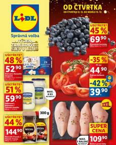 Lidl leták od čtvrtka 12.12.