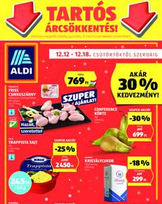 Aldi akciós újság, érvényes csütörtöktől 12.12.