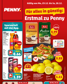 PENNY-Prospekt von Montag 23.12.