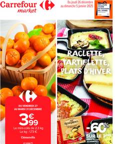 Catalogue Carrefour Market de de jeudi 26/12