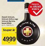 Zwack Unicum, Unicum Szilva vagy Unicum Barista