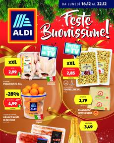 Volantini ALDI da lunedì 16/12