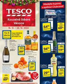 Tesco leták od středy 18.12.