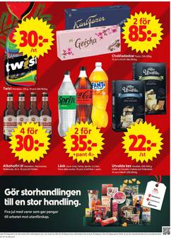 ICA Supermarket-reklamblad från måndag 16/12