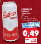 BUDWEISER BUDVAR, 0,5 l