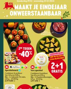 Delhaize folder van donderdag 19/12