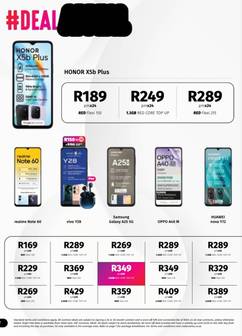 Vodacom specials from Friday 06 Dec